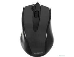 A-4Tech Мышь N-500F V-TRACK (серый глянец/черный) USB, 3+1 кл.-кн.,провод.мышь [641866]