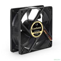 Exegate EX288925RUS Вентилятор ExeGate ExtraPower EP08025B3P (80x80x25 мм, 2-Ball (двойной шарикоподшипник), 3pin, 2400RPM, 26dBA)