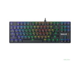 Механическая клавиатура Anubis RGB,тонкая,тихая,87клавиш,б.п. Redragon