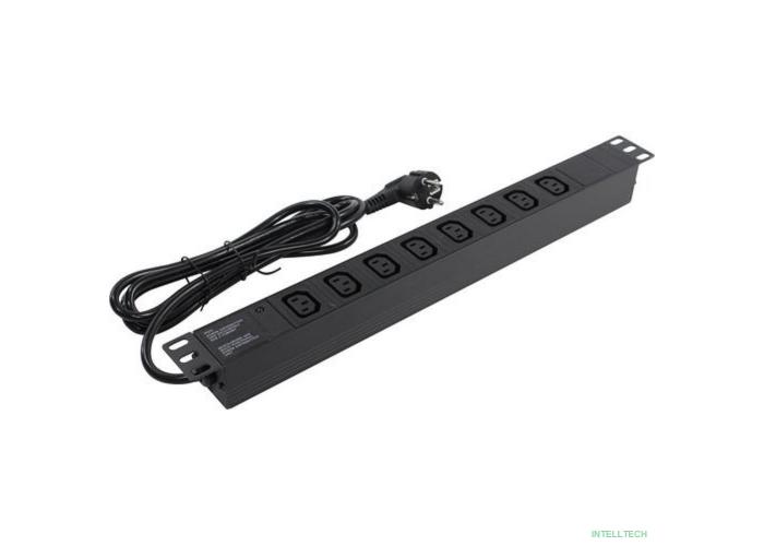 Exegate EX280855RUS Блок розеток ExeGate ServerPro PDU-19H809 Al-8C13-EU2.5, 19
