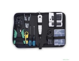 Cabeus HT-TK-01 Набор инструментов (инструмент обжимной, инструмент для заделки витой пары , зачистки, отвертки, тестер, коннекторы)