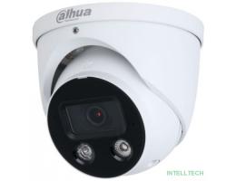 DAHUA DH-IPC-HDW3449HP-AS-PV-0280B-S4 Уличная турельная IP-видеокамера Full-color с ИИ и активным сдерживанием 4Мп; 1/2.7” CMOS; объектив 2.8мм, видеоаналитика, ИК 30м, LED 30м, IP67, корпус: металл