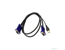 ORIGO OKVMCU/A1A KVM-кабель с разъемами VGA и USB, 1.8 м
