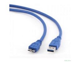 Gembird/Cablexpert CCP-mUSB3-AMBM-0.5M Кабель USB 3.0 Pro , AM/microBM 9P, 0.5м, экран, синий