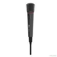 RITMIX RWM-100 black {100 Гц - 10000 Гц, 600 Ом, -72 Дб, > 85 дБ, КНИ <- 0,2%, максимальная девиация: ± 30 КГц, переключатель вкл./выкл., 3 pin XLR - Jack 6.3 mm, 3 м, питание микрофона: 1,5 В}