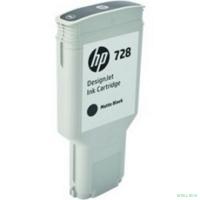 HP F9J68A Картридж  №728, Matte Black {DJ T730/830 (300 мл.)}