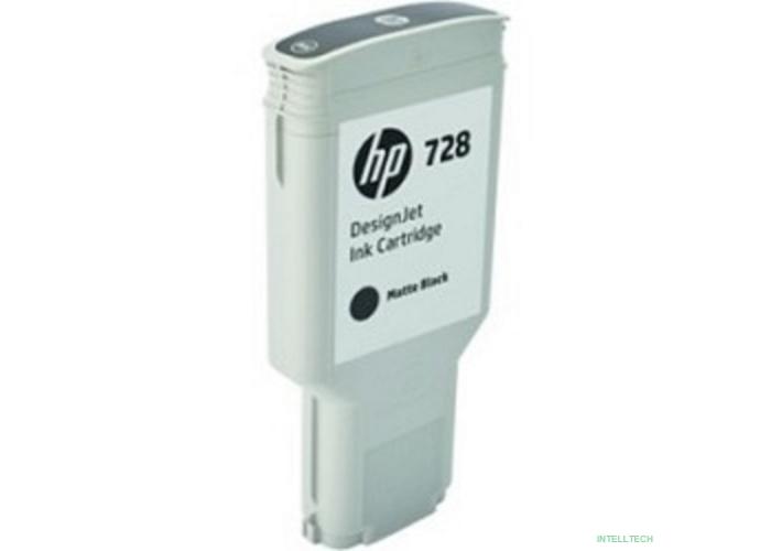 HP F9J68A Картридж  №728, Matte Black {DJ T730/830 (300 мл.)}
