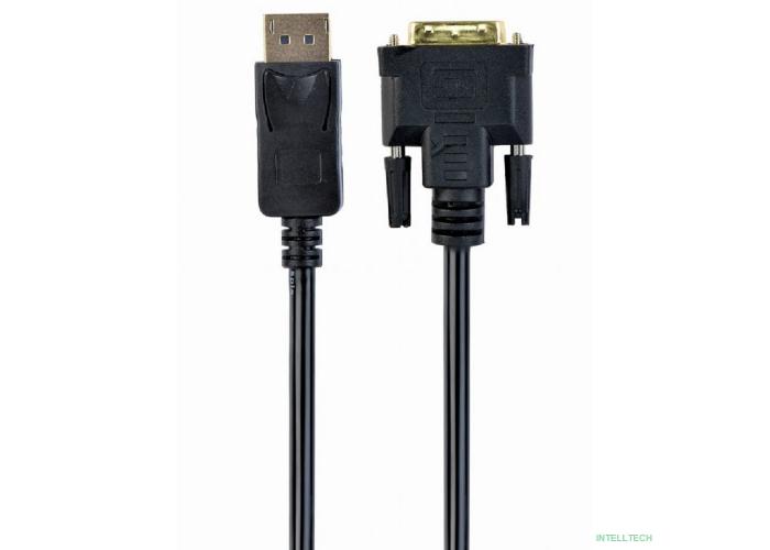 Cablexpert кабель-переходник DisplayPort (M) в DVI-D (M) 1.8м (CC-DPM-DVIM-6)