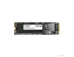 CBR SSD-128GB-M.2-BS24b, Внутренний SSD-накопитель, серия "Base", 128 GB, M.2 2280, PCIe 3.0 x4, NVMe 1.3, 3D TLC NAND, R/W speed up to 1700/1400 MB/s, TBW (TB) 120, OEM
