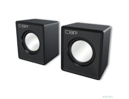 CBR CMS 95 Black, Акустическая система 2.0, питание USB, 2,5х2,5 Вт (5 Вт RMS), материал корпуса пластик, 3.5 мм линейный стереовход, регул. громк., цвет чёрный