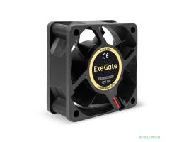Exegate EX295227RUS Вентилятор 12В DC ExeGate EX06025S2P (60x60x25 мм, Sleeve bearing (подшипник скольжения), 2pin, 3500RPM, 24dBA)