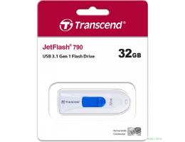Transcend USB Drive 32Gb JetFlash 790 TS32GJF790W {USB 3.0}