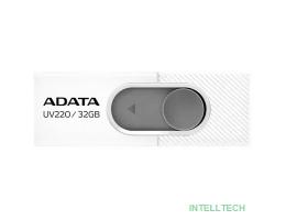 A-DATA Flash Drive 32GB UV220 USB2.0, белый и серый [auv220-32g-rwhgy]