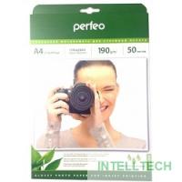 Perfeo PF-GLA4-190/50  Бумага Perfeo глянцевая , А4 190 г/м2 ,  50л