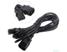 Exegate EP280628RUS Кабель монитор - компьютер (UPS->устройство) ExeGate Power EC-3P (IEC 320 С13->С14) VDE-250V-3*0.75mm2, медь, черный, 3м.