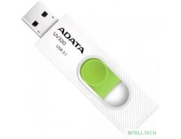 A-DATA Flash Drive 512GB UV320, USB 3.2, белый/зеленый