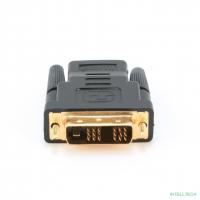 Bion Переходник HDMI-DVI 19F/19M (мама-папа), позолоченные контакты, черный [BXP-A-HDMI-DVI-2]