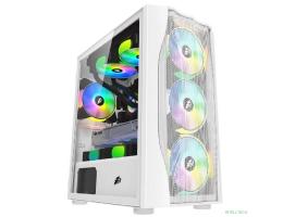 1STPLAYER Корпус FIREBASE X3-M White / mATX, TG / 4x120mm LED fans inc. / X3-M-WH-4F1-W