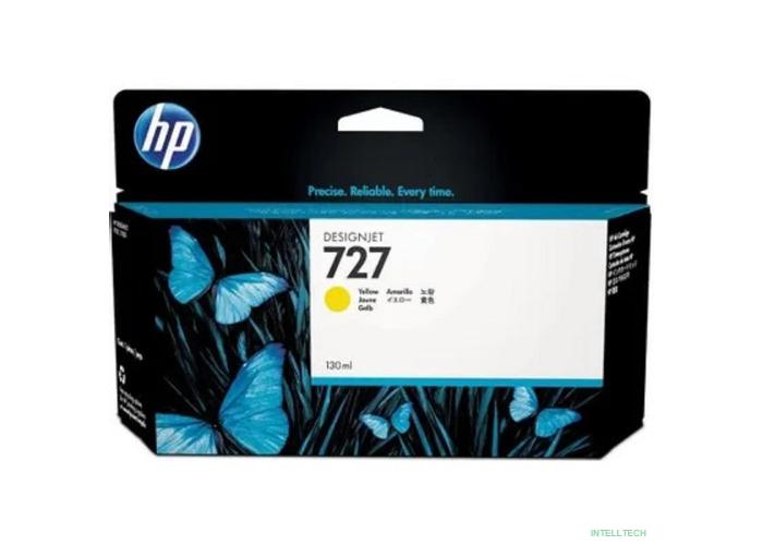 HP B3P21A Картридж №727, Yellow {Designjet T920/T1500, Yellow (130ml)}