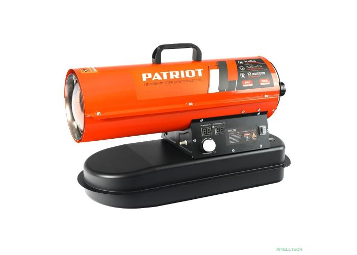Калорифер дизельный PATRIOT DTC-115 [633703034] {11 кВт, 320 м2/ч, термостат.}