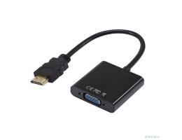 ORIENT Кабель-адаптер C050, HDMI M -> VGA 15F, для подкл.монитора/проектора к выходу HDMI, длина 0.2 метра
