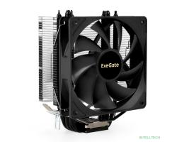 Exegate EX295004RUS Кулер ExeGate Dark Magic EE400XL-PWM (Al+Cu, черное покрытие, 4 тепл.трубки, LGA775/1150/1151/1155/1156/1200/1700/AM2/AM2+/AM3/AM3+/AM4/AM5/FM1/FM2/754/939/940, TDP 140W, Fan 120mm