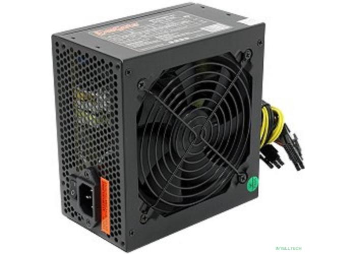 Exegate EX221638RUS Блок питания 500W ATX-500NPXE(+PFC), black, 12cm fan, 24+4pin, 6pin PCI-E, 3*SATA