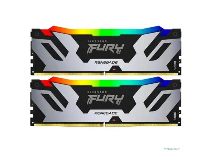 Kingston DDR5 32Gb Fury Renegade XMP KF580C38RSAK2-32 kit(2x16gb)  8000МГц, DIMM,  Ret
