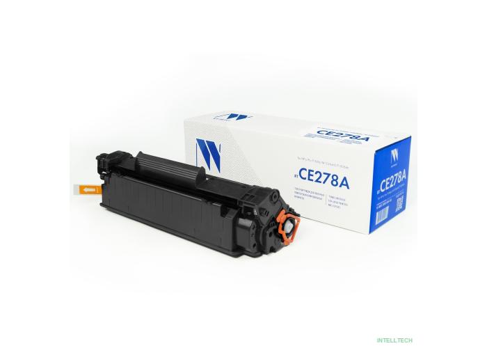 NVPrint CE278A Картридж для LaserJet P1566/P1606w, чёрный, 2100 стр.