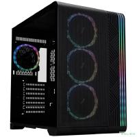 1STPLAYER VT7 ARGB Black / ATX / 4x120mm ARGB fans / VT7-BK-4FS7