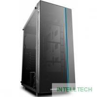 Deepcool MATREXX 55 ATX, Black, LED strip (front), Стекл. фронтальная и боковая панели, Без БП