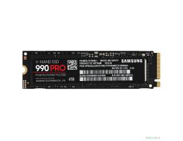 Samsung SSD 4TB 990 PRO PCIe Gen 4.0 x4 NVMe 2.0 V-NAND TLC MZ-V9P4T0BW