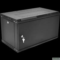 ЦМО Шкаф телекоммуникационный настенный разборный ЭКОНОМ 9U (600 x 520) дверь металл, цвет черный (ШРН-Э-9.500.1-9005)