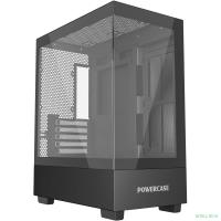 Powercase Vision Micro M, Tempered Glass, чёрный, mATX  (CVMMB-L0) 