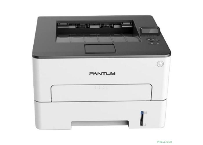 Pantum P3300DW Принтер, Mono Laser, дуплекс, А4, 33стр/мин, 1200 х 1200 dpi, 256MB RAM, лоток 250 листов, USB, Wi-Fi, Ethernet серый корпус {проектная модель}