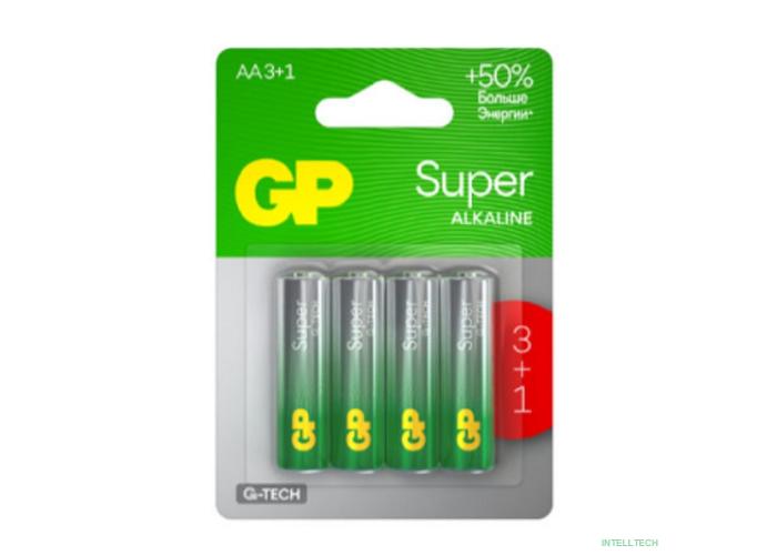 GP 15AA213/1-2CRSBC4 40/320 Super Alkaline G-Tech (4 шт. в уп-ке)