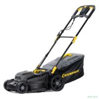 CHAMPION Газонокосилка эл. EM3716 { 1,6 кВт травосб. 40л ширина 370мм 25-75мм, 14.1кг }