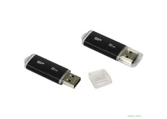 Silicon Power USB Drive 32Gb Ultima-II SP032GBUF2U02V1K {USB2.0, Black}