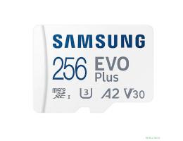 Micro SecureDigital 256Gb Samsung MB-MC256KA/RU/KR/APC EVO PLUS + adapter 