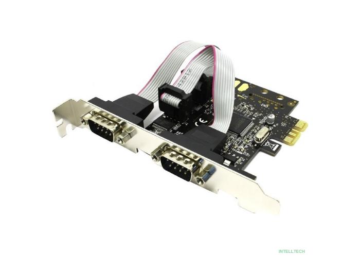 Espada Контроллер PCI-E, 2S port, MCS9922, FG-EMT03C-1-BU01, oem (38478)