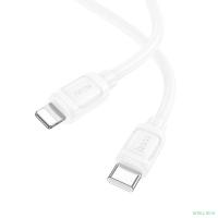HOCO Кабель USB2.0 Hoco Type-C/Lightning, 2.4А, 27Вт, X115, 1м, белый, коробка