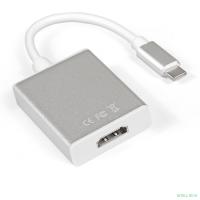 Exegate EX284937RUS Кабель-адаптер Type C-HDMI ExeGate EX-CM-HDMIF-0.15 (USB Type C/19F, 0,15м)