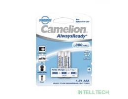 Camelion   AAA- 800mAh Ni-Mh  Always Ready  BL-2 (NH-AAA800ARBP2, аккумулятор, 1.2В)  (2 шт. в уп-ке)