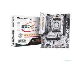 MAXSUN MS-eSport B650M WIFI6 ICE (Socket AM5, mATX, 2*DDR5(96Gb), DP/HDMI, 2*SATA3, 2*M.2, 1*PCIEx16/1*PCIEx1, 2*USB 2.0, 4*USB 3.2, LAN 1*1G,  Bluetooth,  Wi-Fi 802.11ax, RTL)