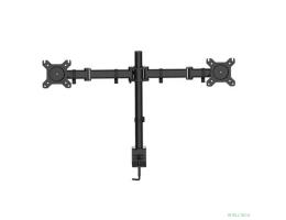 Cactus CS-VM-D29-BK черный Кронштейн для 2-х мониторов 13"-27" макс.10кг настольный поворот и наклон