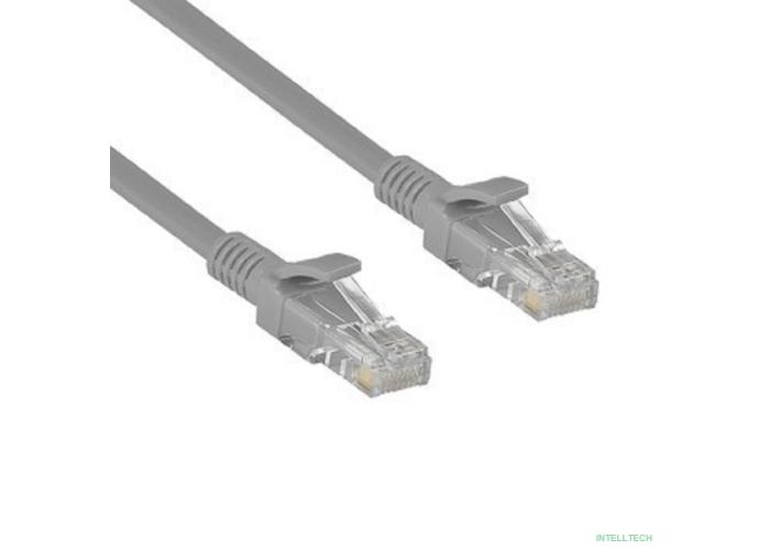 Exegate EX282013RUS Патч-корд медный UTP-RJ45-RJ45-5e-CU-3M-GY, UTP, cat.5e, 3м, серый