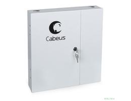 Cabeus FO-WL-8SC-K Бокс оптический настенный на 8 SC (LC duplex) со сплайс-кассетой (без пигтейлов и проходных адаптеров)