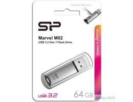 Silicon Power USB Drive 64GB Marvel M02, USB 3.0, Серебро (SP064GBUF3M02V1S)