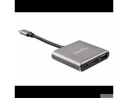 Telecom Кабель-концентратор USB3.1 TypeCm -->HDMI+USB3.0 +PD charging 4K@30Hz <TUC010T>