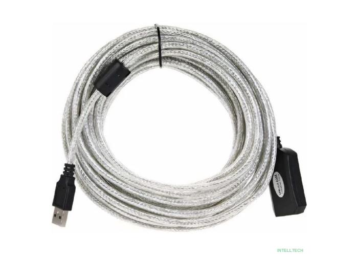 VCOM VUS7049-10M Кабель-адаптер USB2.0-repeater, удлинительный активный <Am-->Af> 10м (6937510851355)
